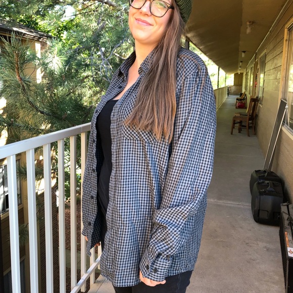 Vans plaid flannel button up shirt - Picture 2 of 7